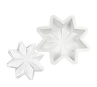 Générique Octagonal Star Mold - 8.66 inches Silicone Baking | Non Stick Dessert Mold - Flexible Durable Creątive Candy Pudding Jelly Muffins Crafts Perfect for Christmas Ornaments Jewelry Keychains