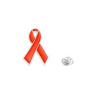 Générique Octobre Rose 2025 Accessoires, Broches En Forme Ruban Rose Octobre Broche de Sensibilisation au Cancer du Sein ruban clair Broche Élégante De Pour Les ŒUvres Bienfaisance |