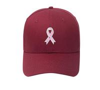 Générique Octobre Rose Casquette Femme de Baseball Unisexe Cancer du Sein Accessoire Octobre Rose Casquette pour La Sensibilisation Cancer du Sein Chapeau de Sport Chapeau de Visière