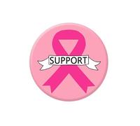 Générique Octobre Rose Pins Circulaire avec Imprimé Lettres Broche Sensibilisation Cancer du Sein Insignes de Bienfaisance Femme Accessoire Soutien Espoir pour Vêtements Sacs et Soutien Santé