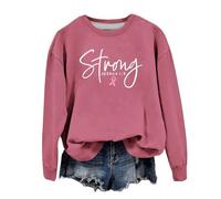 Générique Octobre Rose Sweat Femme Cancer du Sein Octobre Ruban Pull Ruban Sweatshirt