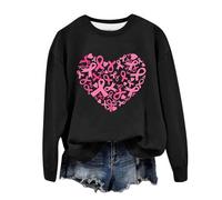Générique Octobre Rose Sweat Femme Cancer du Sein Octobre Ruban Pull Ruban Sweatshirt