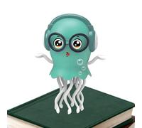 Générique Octopus Toy, Interactive Musical Creature, Electric Crawling Prank Pet, Light-Up Funny Game Stuff, Educational Entertainment Tool for Kids Baby Activities Use, Yellow, Pink, Green