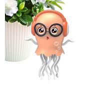 Générique Octopus Toy, Interactive Musical Creature, Electric Crawling Prank Pet, Light-Up Funny Game Stuff, Educational Entertainment Tool for Kids Baby Activities Use, Yellow, Pink, Green