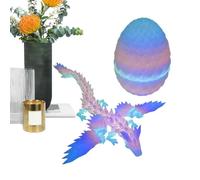 Générique Oeufs de Pâques de Dragon, Animaux imprimés en 3D,3D Dragon Egg | Action articulée Surprise Creative Stress Relief Toy pour Pâques Stuffers Party Birthday Favors Home Decor
