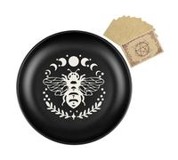 Générique Offering Bowl Moon Phase Design, Vintage Ritual Plate Manifestation, Symbolic Meditation Dish Decorative Ceremonial Holder for Tradition, Prayer, Worship, Altar, Spiritual Ceremony Use