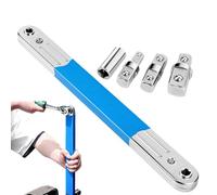 Générique Offset Extension Wrench, Anti Slip Socket Spanner Tool, Compact Size Multifunctional Torque Extender, Alloy Steel Hand Tool, High Leverage Mechanic Style, Repair Accessory for Car