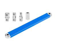 Générique Offset Wrench Set, Extended Ratchet Socket Tools, Steel Repair Hand Kit, High Torque Grip Mechanic Device, Angled Reach Tight Space Design, Automotive Bike Appliance Repair Use