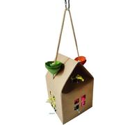 Générique Oiseau pour Animaux de Compagnie Broyage Jouet Interactif - Jouet pour Oiseaux - Jouet Alimentaire pour Trouver De La Nourriture | Accessoire de Cage Unique - Papier de Shredding pour