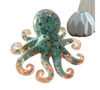 Générique Oktopus-Skulptur, Dekorative Tintenfischfiguren Meerestiere Skulptur | 10 Cm Große Nautische Heimdekorationsfigur, Dekorative Meerestier-Sammelfiguren Für Die Bücherregal-Sammlung