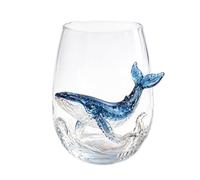 Générique Old Fashioned Glass - Animal Design Clear Whiskey Tumbler Gift