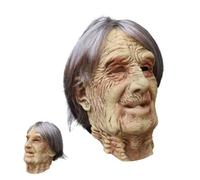 Générique Old Man Halloween Face Cover, Latex Old Man Costume Masque