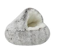 Générique Olvys Cosy Cocoon Dog Bed, Cocoon Pet Bed for Dogs with Cover Cave, Washable Round Cat Dog Beds Pet Mattress