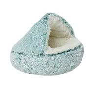 Générique Olvys Cosy Cocoon Dog Bed, Cocoon Pet Bed for Dogs with Cover Cave, Washable Round Cat Dog Beds Pet Mattress