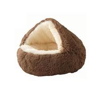 Générique Olvys Cosy Cocoon Dog Bed, Cocoon Pet Bed for Dogs with Cover Cave, Washable Round Cat Dog Beds Pet Mattress