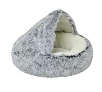 Générique Olvys Cosy Cocoon Dog Bed, Cocoon Pet Bed for Dogs with Cover Cave, Washable Round Cat Dog Beds Pet Mattress