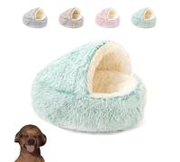 Générique Olvys Cozy Cocoon Dog Bed, Cozy Cocoon Pet Bed, Machine Washable, Non-Slip Waterproof Base, for Small Medium Large (Green,15.7IN)
