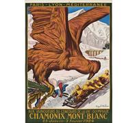 Générique OLYMPIADE CHAMONIX MONT-BLANC 1924 Affiche Poster Reproduction - Format 50X70 cm sur Papier Luxe 300 GR. Qualité supérieure. Tous formats possibles. Nous Contacter.