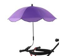 Générique Ombrelle Poussette Universelle | 50+ UV Parapluie de Protection Ombrelle pour Poussette avec Pince Réglable et Bras Flexible pour La ndau Poussette, Vélo, Fauteuil Roulant, Chaise de Plage