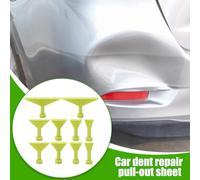 Générique Onglets De Débosselage - Ensemble D'extracteur De Colle sans Peinture De 10 Pièces, Outils De Réparation sans pour Carrosserie De Voiture, Dissolvant De Dommages Causés par La Grêle À