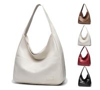 Générique Ooomay Bag, Duffle Bag Soft Vegan Leather for women, Ooomay Tote Bags, The Perfect Everyday Bags, for Woman (White,Zipper)