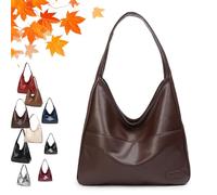 Générique Ooomay Bag - Ooomay Maya Shoulder Bags,Leather Tote Bag for Women, The Perfect Everyday Bags (Coffee)