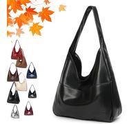 Générique Ooomay Bag - Ooomay Maya Shoulder Bags,Leather Tote Bag for Women, The Perfect Everyday Bags (Black)