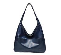 Générique Ooomay Maya Shoulder Bag, Ooomay Bags, Vegan Leather Tote Bag, Casual Trendy Soft Bags, for Everything Not Look Bulky (Blue)
