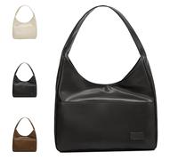 Générique Ooomay Maya - Shoulder Bag, Ooomay Maya Tote Bag, Vegan Leather Trendy Soft Mayas Tote Bags for Women (Black)