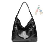 Générique Ooomay Maya Tote Bag, The Maya Shoulder Bag by Ooomay, Vegan Leather Trendy Soft Spacious Yet Slim Design (black-A)