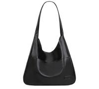 Générique Ooomay Shoulder Bag, Ooomay Tote Bag, Vegan Leather Trendy Soft, for Women's (Black)