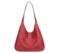 Générique OoomayMaya Bag, OoomayMaya Shoulder Bags, Large Capacity Soft Leather Tote Bags, The Perfect Everyday Bags(red)