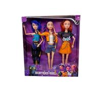 Générique op emon unters Figurine,HUNTRIX Rumi/Mira/Zoey Poupée articulée Set K Pop DE-Mon H-Hunters Merch Anime Poupee 38cm avec vêtements Pop Jouet Collection pour Les Fans (3 pièces)