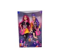 Générique op emon unters Figurine,HUNTRIX Rumi/Mira/Zoey Poupée articulée Set K Pop DE-Mon H-Hunters Merch Anime Poupee 38cm avec vêtements Pop Jouet Collection pour Les Fans (2 pièces)