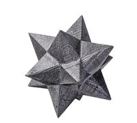 Générique Opalite Crystal - Crystal Quartz - Crystals Star, 12 Point Star Merkabaa A++ Radionic Platonic Pranic Brazilian Power Protection Vastu Healing Energy