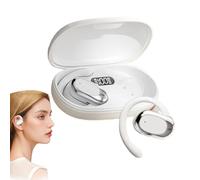 Générique Open-Ear Air Conduction Earbuds with 90° Adjustable Hooks | IPX5 5.3 Noise Cancelling | HiFi Wireless Sport Earphones with | 30mAh Battery 200mAh Charging Case for iOS
