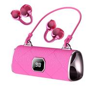 Générique Open Ear Earbuds - Handbag Clip on Headphones Cuff Earbuds, Noise Cancelling Wireless Earphones | Girls Women Birthday Running Cycling Gym Travel Sports Work Commuting Audio Sound