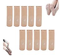 Générique Operationaln Invisible Slip-Resistant Crystal Silk Socks, Invisible Soft and Delicate Touch , Ankle socks for Women (10 Pairs-C)