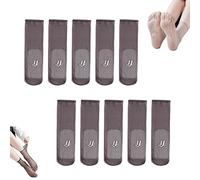 Générique Operationaln Invisible Slip-Resistant Crystal Silk Socks, Invisible Soft and Delicate Touch , Ankle socks for Women (10 Pairs-A)
