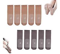 Générique Operationaln Invisible Slip-Resistant Crystal Silk Socks, Invisible Soft and Delicate Touch , Ankle socks for Women (10 Pairs-G)