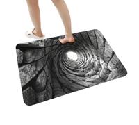 Générique Optical Illusion Door Mat | Paillasson Antidérapant Absorbant Motif Abysse Briques Pierre - Lavable en Machine pour Entrée Extérieure Porte d'Entrée Salle de Bain Chambre Balcon