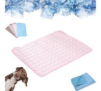 Générique Opticnock Dog Cooling Mat, 2025 New Pet Cooling Mat, Dogs Cool Mats, Washable & Portable Pet Soft Pad, Washable, Soft, Indoor and Outdoor Use, for Dog Cat (Pink,XX-Large)