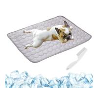 Générique Opticnock Dog Cooling Mat for Dogs, 4X More Effective, Ice Silk Cooling Mat for Small Medium Large Dogs, Washable Pet Ice Cool Pad Blanket for Indoor Outdoor (Gary, S-50 * 40CM)