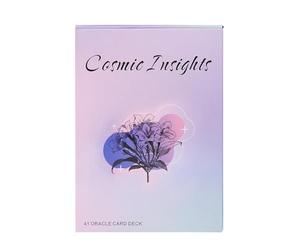 Générique Oracle Tarot Deck - Complete Cosmic Insights, Lightweight Pocket Size Tarot Games, Intuition Guidance Wiccan Supplies, Forty Coated Paper Cards Explore Galaxies - for Family Gathering Users