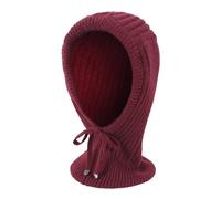 Générique Orange Femme Grande Echarpe Femme Coton ChâLes Écharpe à capuche tricotée, bonnet tricoté d'hiver, bonnet chaud pour femmes Echarpe Beige éCharpe Femme Printemps ChâLes (Wine, One Size)