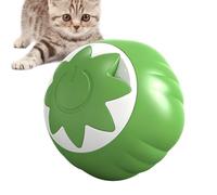 Générique Orange Themed Cat Ťoy Ball - Rolļing Self Entertaining Ball for Indoor Cats, Bite Resistant Automatic Rolling Toy, Fun Relieving Stress Reducer for Kittens