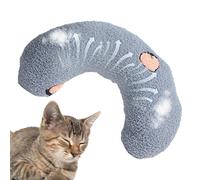 Générique Oreiller Apaisant Chien & Chat - Coussin en U | Oreillers Doux Et Confortable Protection des Cervicales, Peluche Douce Peau, Chiens, Gris Dodo Douillet Rembourrage Élastique