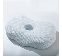 Générique Oreiller avec Trous pour Les Oreilles, Conception à Double Fente pour Les Oreilles, Noyau en Mousse à Mémoire De Forme, Soulagement des Douleurs Aux Oreilles, Soutien du Sommeil Latéral