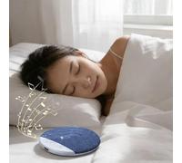 Générique Oreiller Bluetooth 5.4 pour Un Sommeil Réparateur, Mini-Enceinte sans Fil avec Bruit Blanc, Minuterie, Basses Stéréo Et Confort pour Un Sommeil Profond (Bleu)