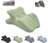 Générique Oreiller de Couple for l'intimité et Le Soutien - Cale en Mousse à mémoire de Forme à 27° - Position Parfaite instantanément,Confort Multi-Positions for s'asseoir, s'allonger, au lit (Vert)